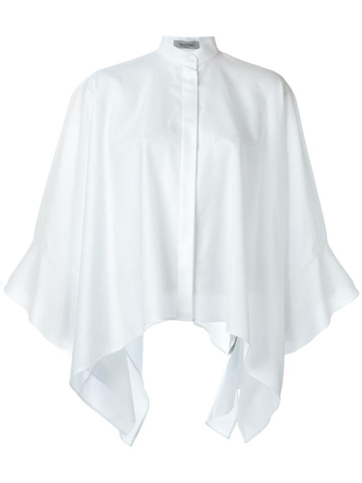 Valentino Cape Blouse
