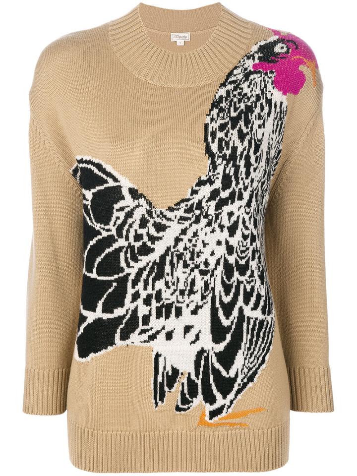 Temperley London - Ave Jumper - Women - Merino - S, Brown, Merino
