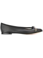 Repetto Zip Detail Ballerinas