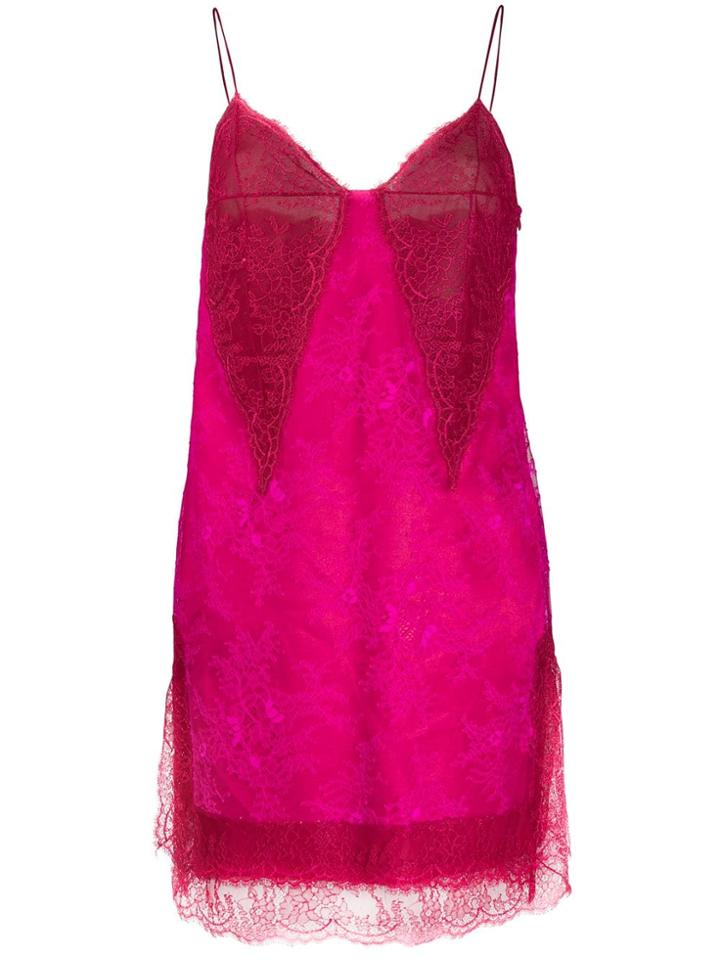 Philosophy Di Lorenzo Serafini Lace Trim Camisole Dress - Pink