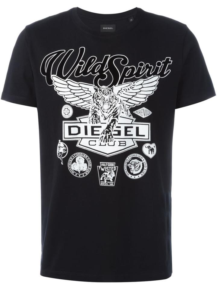 Diesel Tiger Print T-shirt