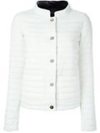 Herno Padded Jacket, Women's, Size: 42, White, Polyamide/polyurethane/feather Down