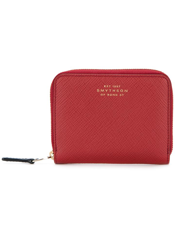 Smythson Panama Coin Purse - Red