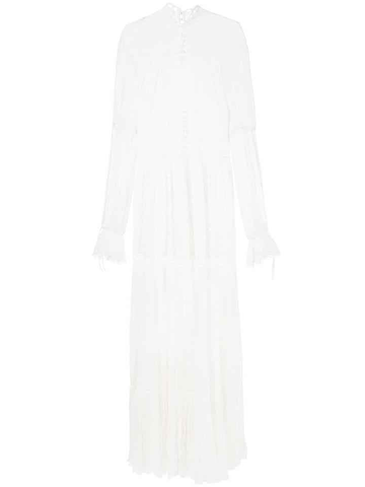 Jonathan Simkhai Embroidered Maxi Dress - White