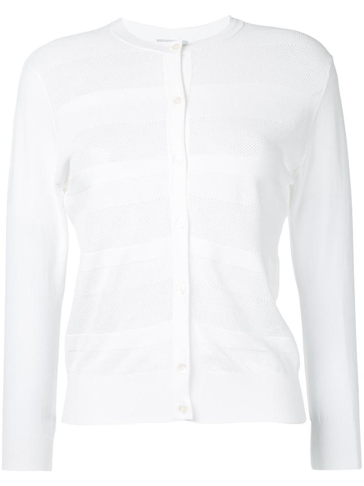 Estnation - Buttoned Cardigan - Women - Rayon - 38, White, Rayon