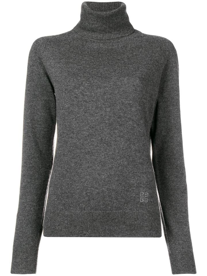 Givenchy Cashmere Turtleneck Sweater - Grey