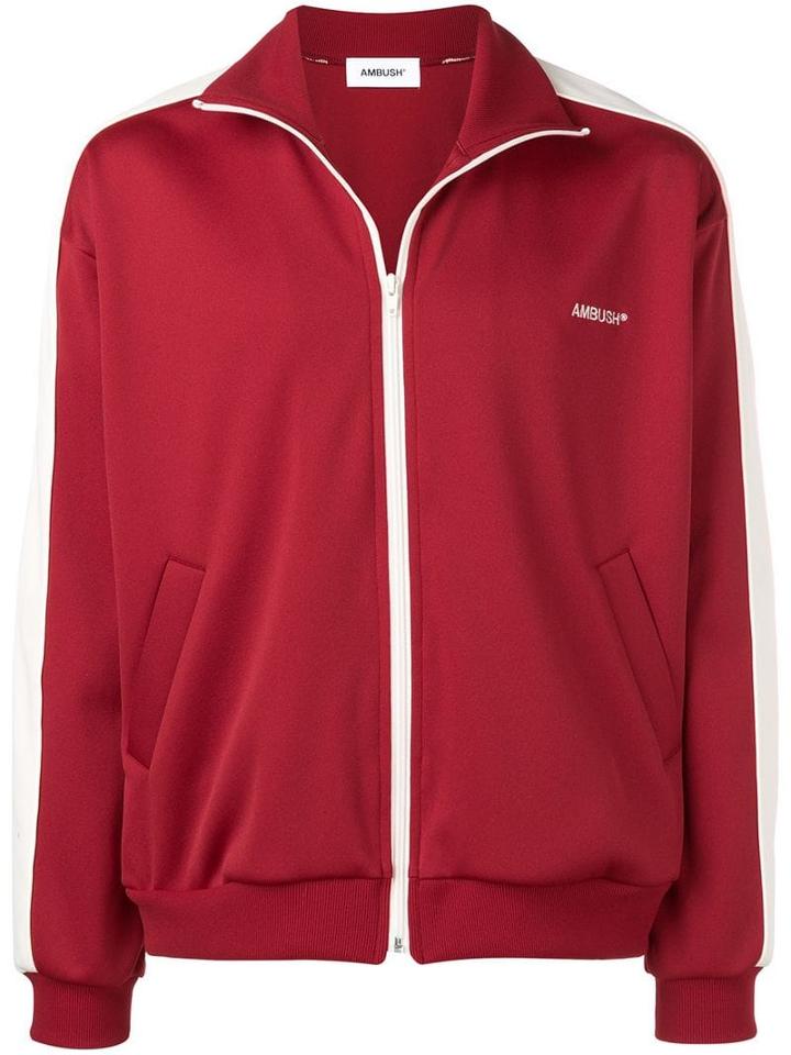 Ambush Side Stripe Track Jacket - Red