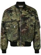 Givenchy - Camouflage Bomber Jacket - Men - Polyamide/polyester/viscose - 50, Green, Polyamide/polyester/viscose