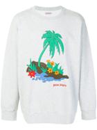 Palm Angels Palm Island Sweatshirt - Grey