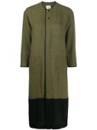 Bodice Studio Button Down Shift Dress - Green