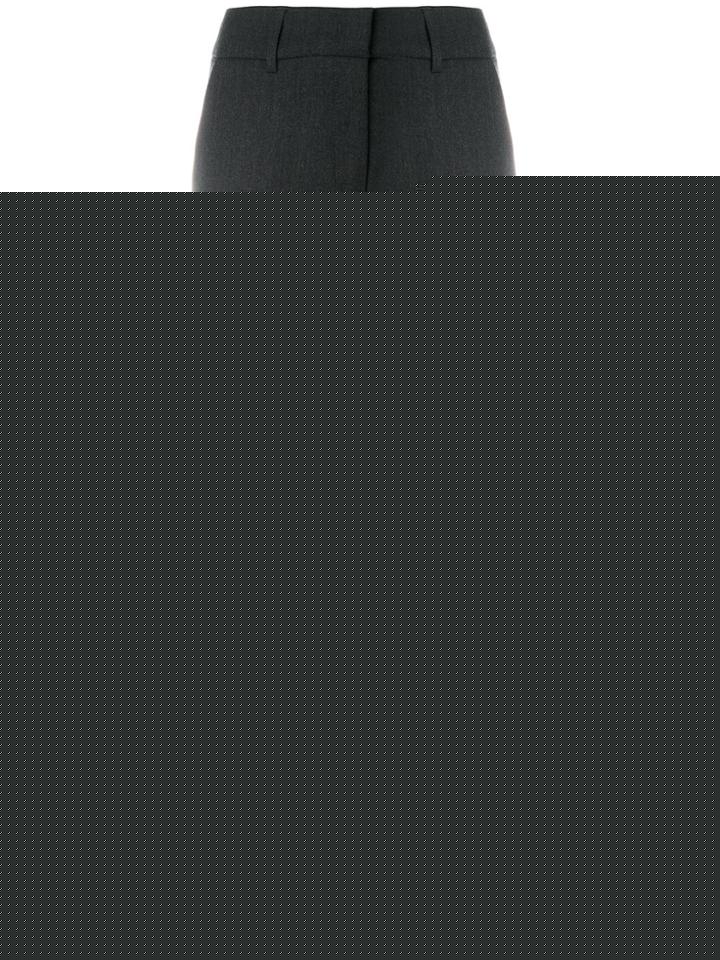 L'autre Chose Cropped Flared Trousers - Green