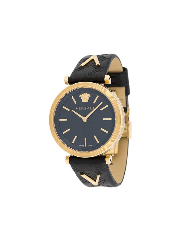 Versace V-twist Watch - Black