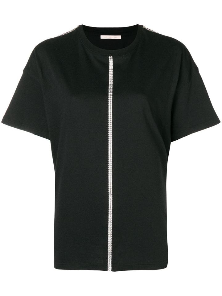 Christopher Kane Crystal Embellished T-shirt - Black