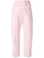 Sofie D'hoore Checked Casual Trousers - White