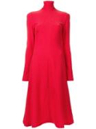 Tatuna Nikolaishvili Cut-out Back Dress, Women's, Size: Small, Red, Cotton