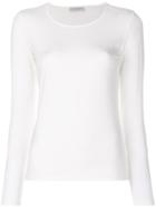 Le Tricot Perugia Long Sleeved Sweatshirt - White