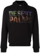 Dsquared2 Desert Palms Hoodie, Men's, Size: Xxl, Black, Cotton
