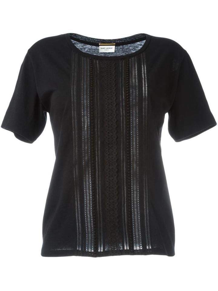 Saint Laurent Contrast Panel T-shirt