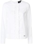 Dsquared2 Frilled Blouse - White