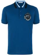 Givenchy - Monkey Brothers Crest Polo Shirt - Men - Cotton/polyester - Xxl, Blue, Cotton/polyester