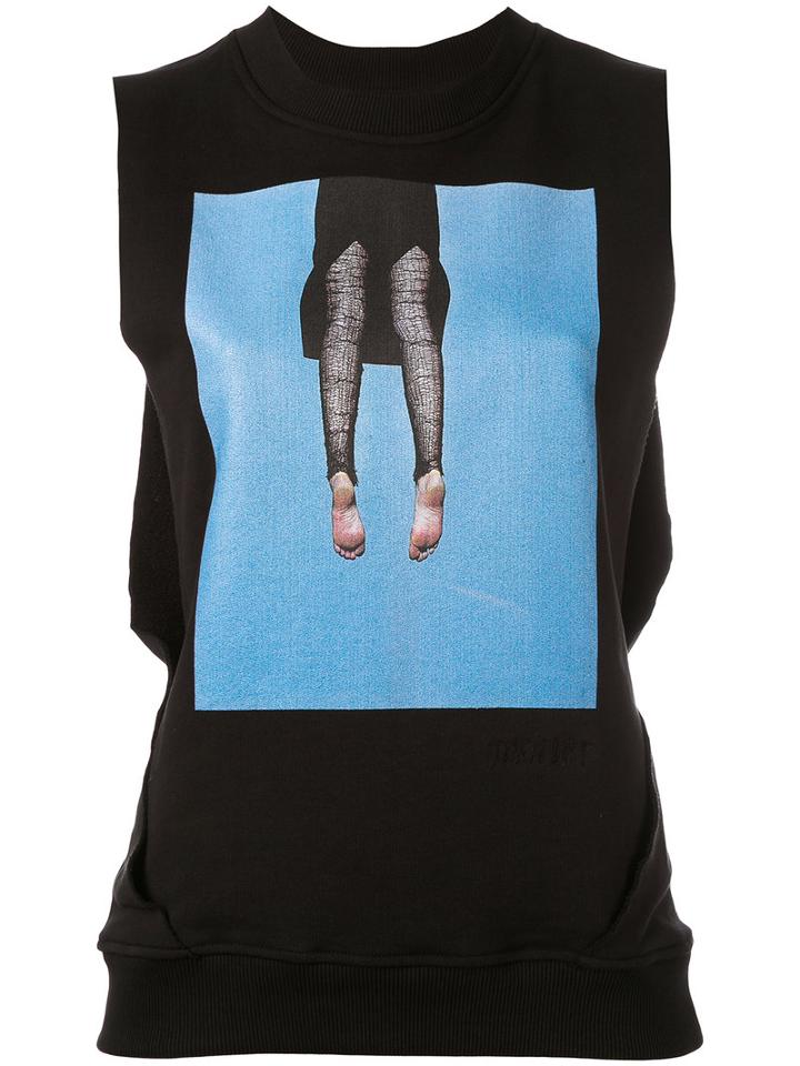 Dust - Printed Tank Top - Women - Cotton - S, Women's, Black, Cotton