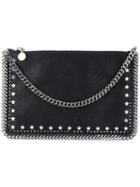 Stella Mccartney - Star Studded Bag - Women - Polyester/artificial Leather - One Size, Black, Polyester/artificial Leather