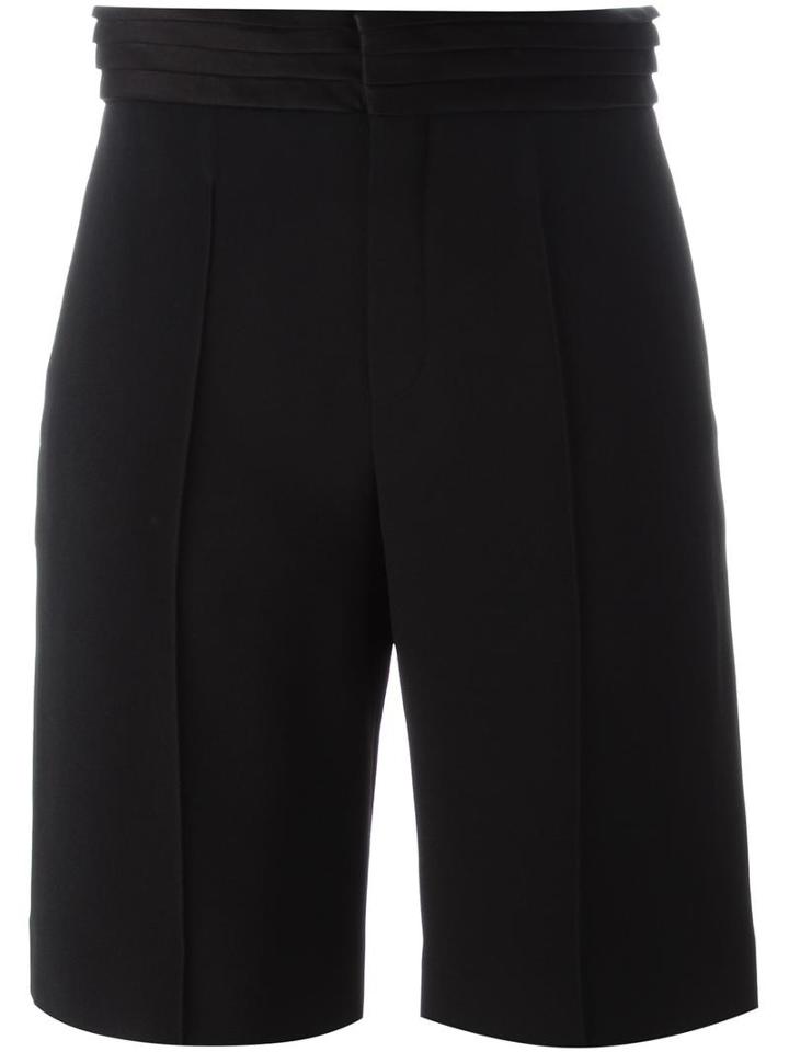 Chloé Bermuda Shorts, Women's, Size: 36, Black, Acetate/viscose/silk/acetate