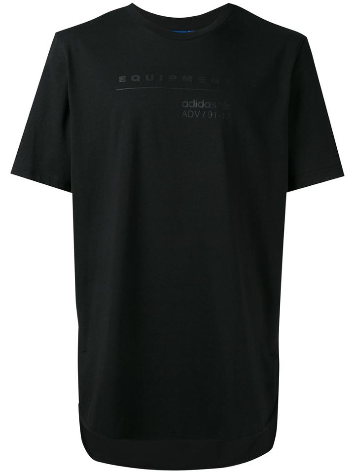 Adidas Originals Printed T-shirt, Men's, Size: Large, Black, Cotton