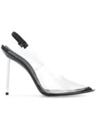 Alexander Wang Transparent Slingback Pumps - Neutrals
