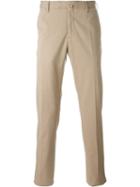 Incotex Tailored Trousers, Men's, Size: 54, Nude/neutrals, Cotton/elastodiene