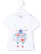 Paul Smith Junior - Robot Print T-shirt - Kids - Cotton - 6 Mth, White
