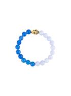 Nialaya Jewelry Beaded Buddha Bracelet - Blue
