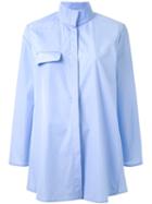 22/4 By Stephanie Hahn Stand Up Collar Shirt