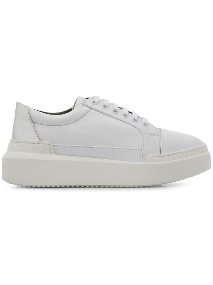Sonia Rykiel Lace Fastened Sneakers - White