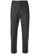 Zambesi Cropped Cigarette Trousers - Grey