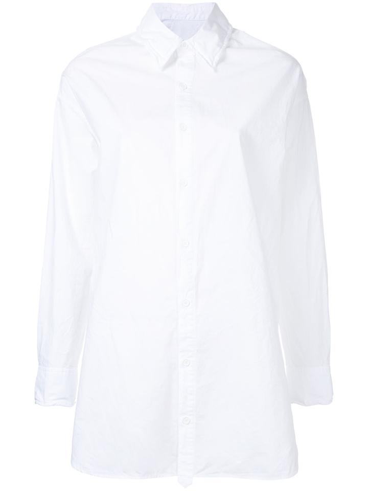 Astraet Longline Shirt, Women's, White, Cotton