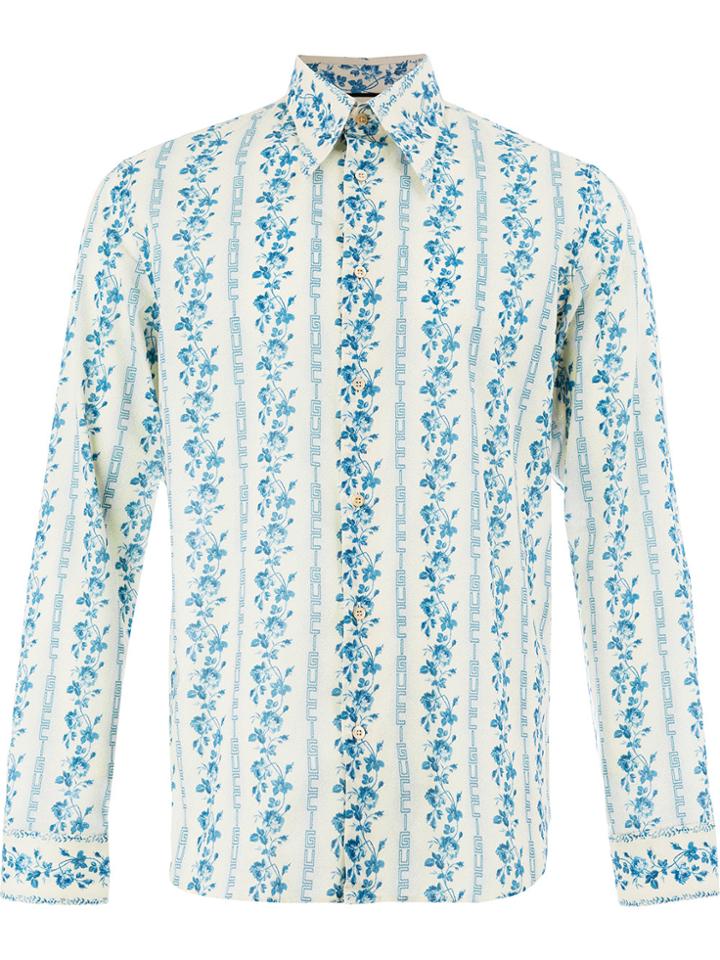 Gucci Floral Print Shirt - White