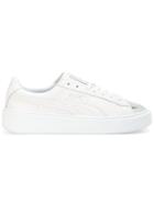 Puma Silver Front Lace-up Sneakers - White