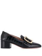 Bally Janelle Buckle Mules - Black