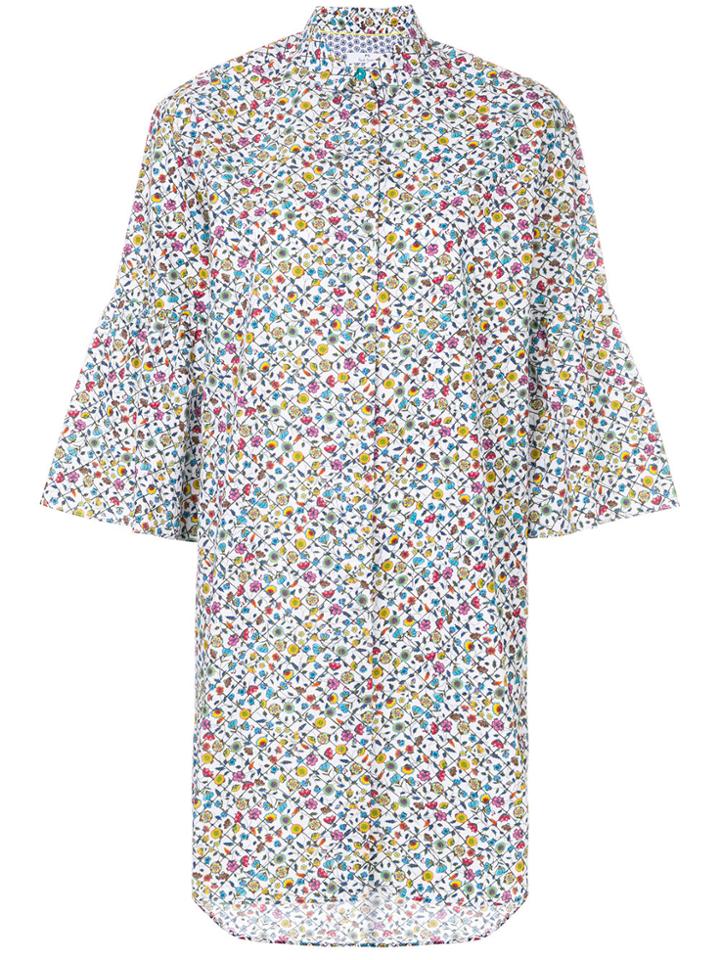 Ps By Paul Smith Floral Print Shirt Dress - Multicolour