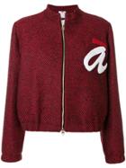 Ultràchic Cropped Logo Jacket - Red
