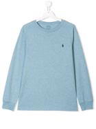 Ralph Lauren Kids Logo Embroidered Sweatshirt - Blue