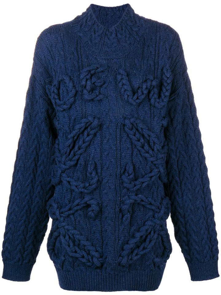 Loewe Oversized Jumper - Blue