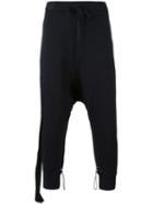 Unravel Project Drop Crotch Pants, Men's, Size: Small, Black, Cotton