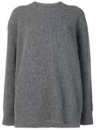 No21 Sequin Fringe Jumper - Grey