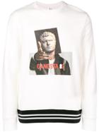 Neil Barrett Gangsta Hercules Sweatshirt - White