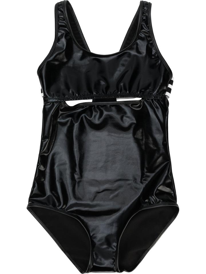 Andorine Teen Cut Out Swimsuit - Black