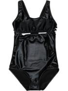 Andorine Teen Cut Out Swimsuit - Black