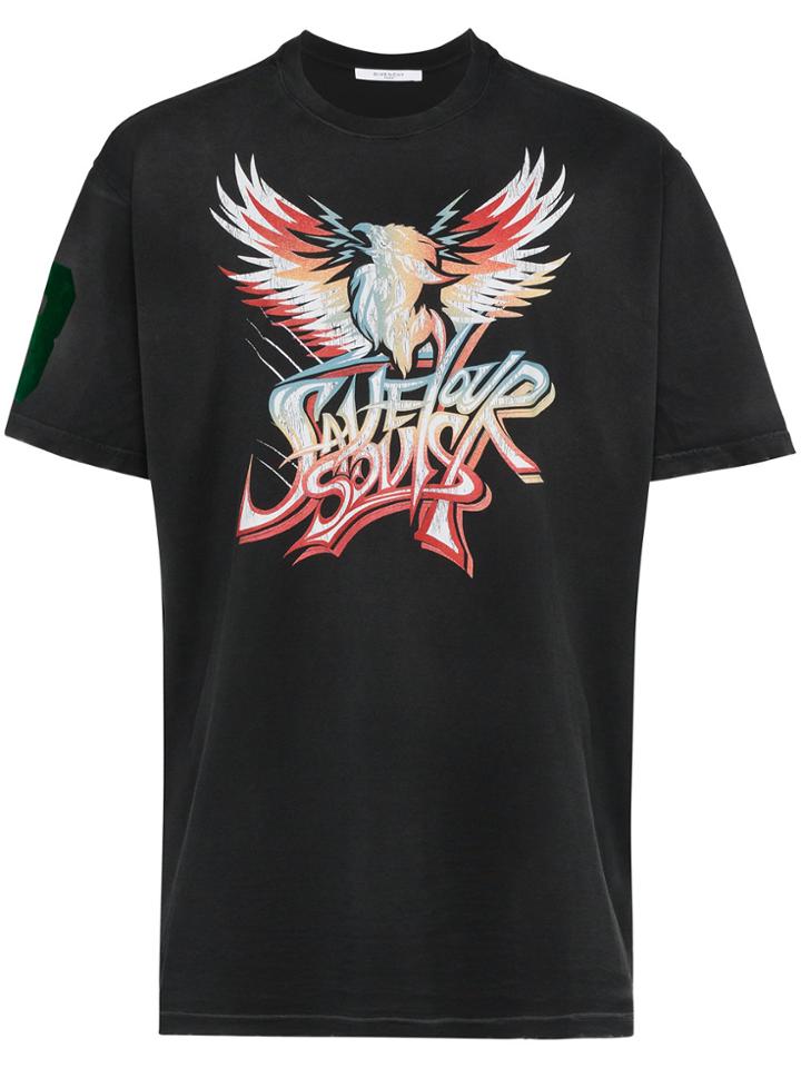 Givenchy Save Our Souls T Shirt - Black