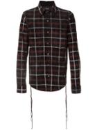 Amiri Plaid Button Down Shirt